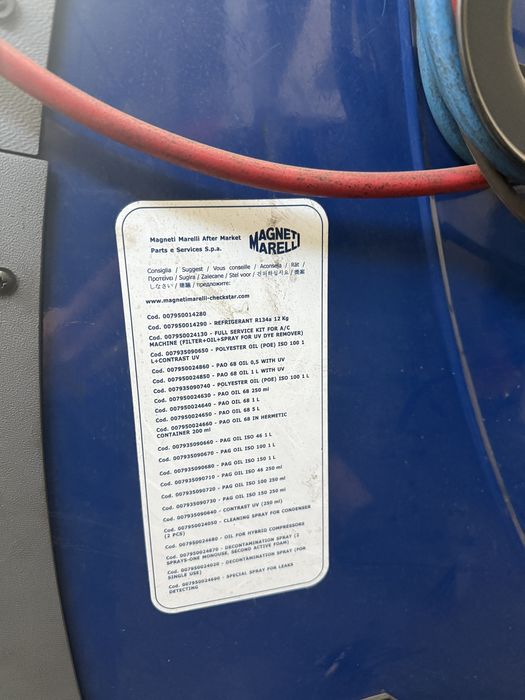 Aparat incarcare freon auto  Magneti Marelli Alasks Premium HFO