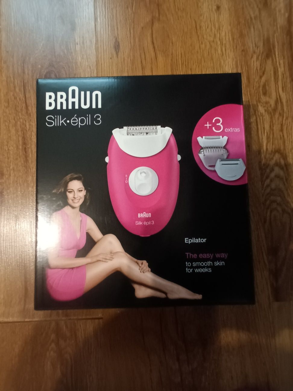 Vand epilator BRAUN+accesoriu radere nou