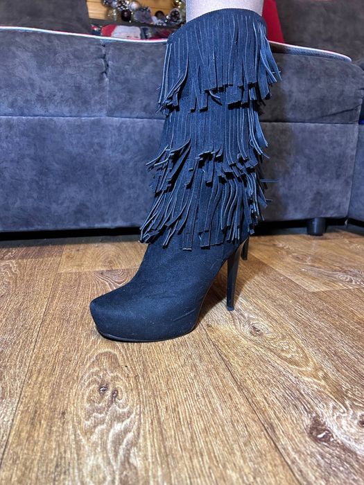 Сапоги с сумкой.