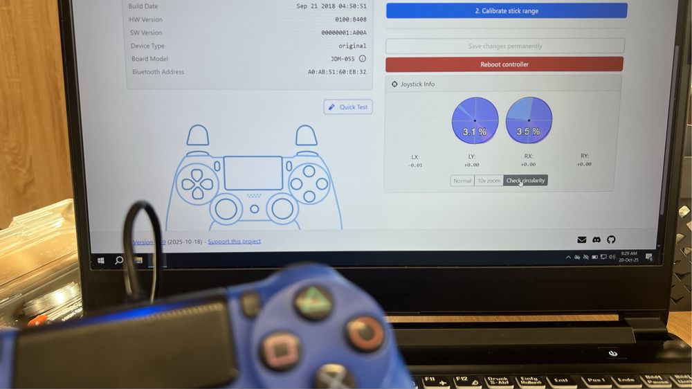 Modul joystick controller ps4 ps5 inlocuire