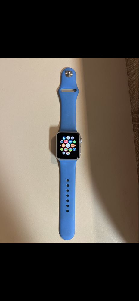 Смарт часовник Apple Watch 38mm Sil Al Blue Sport