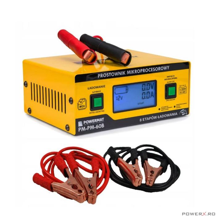 Redresor cu microprocesor 60B Baterie 6V-12V, Powermat