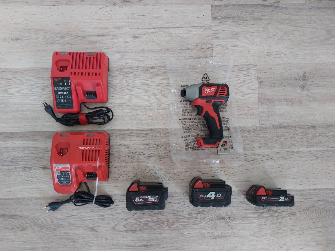 Autofiletanta impact biți milwaukee M18 BID, 180 nm, model America nou