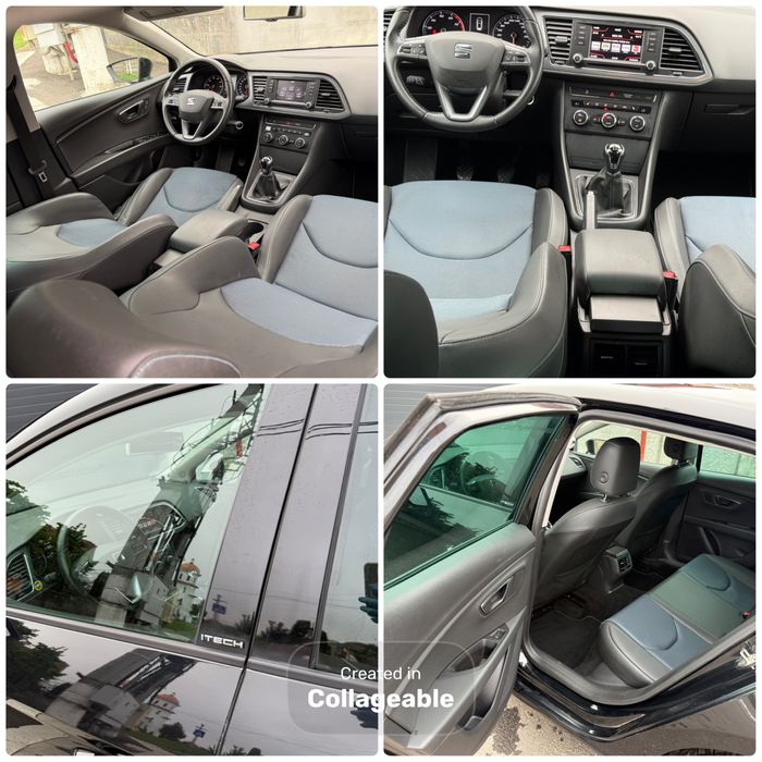 Seat Leon ~ Editie ITech ~ Faruri Full Led~Lane Assist ~ Euro 5 ~ TOP