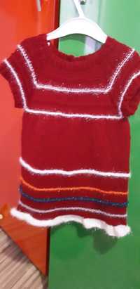 Vand rochiță tricotata model unicat noua ptr fetite