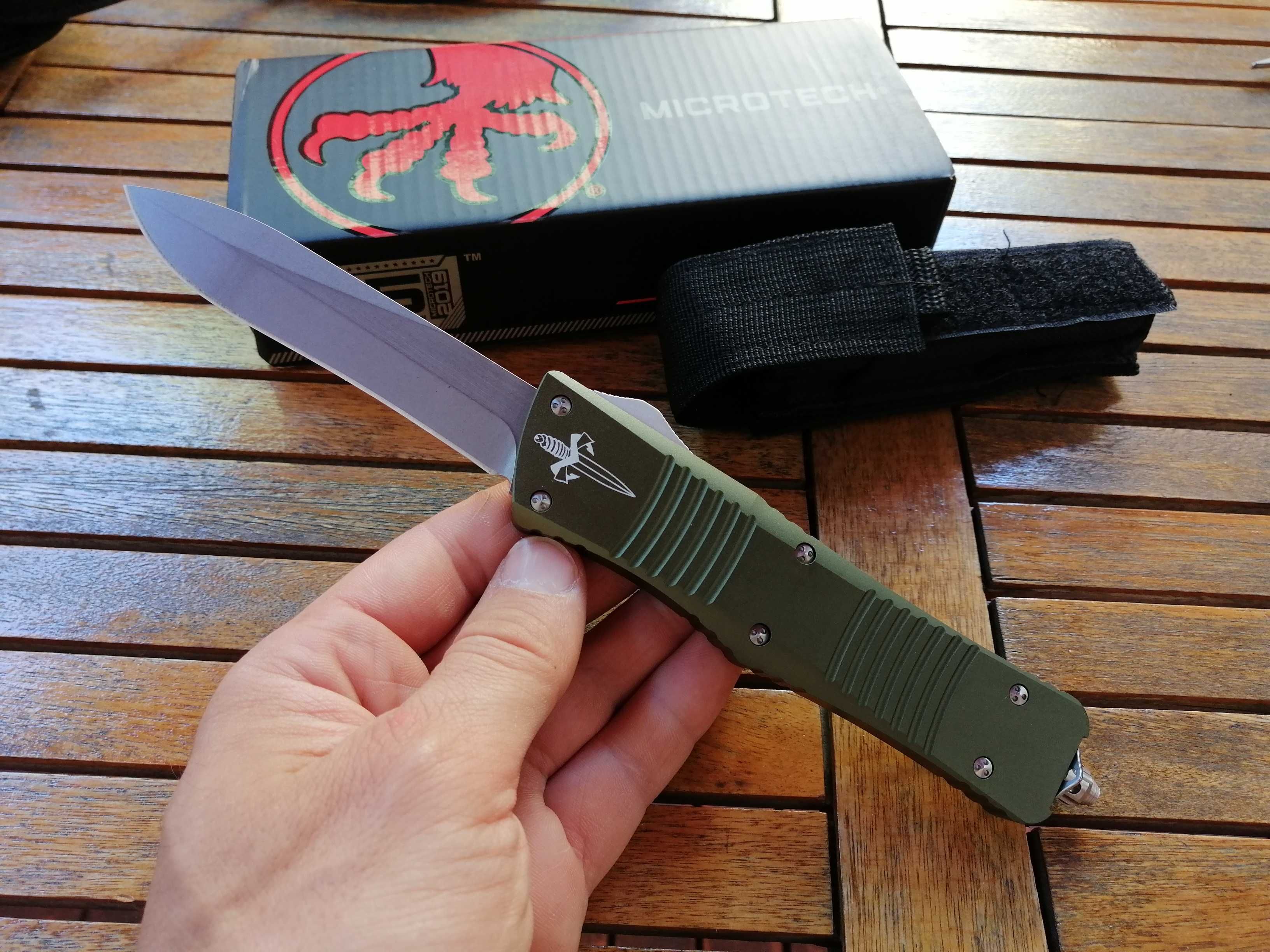 Microtech MARFIONE Recurve  COMBAT TROODON cutit automat OTF