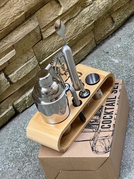 set cocktail bamboo profesional