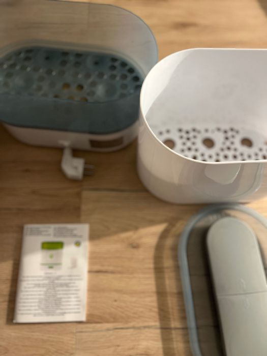 Електрически парен стерилизатор 3в1 сив