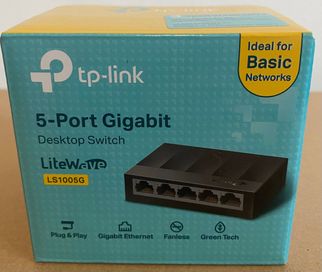 Суич TP-Link - LS1005G, 5 порта / 5 port switch