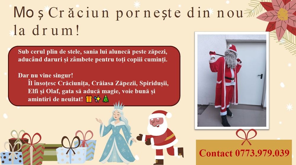 Moș Crăciun de închiriat