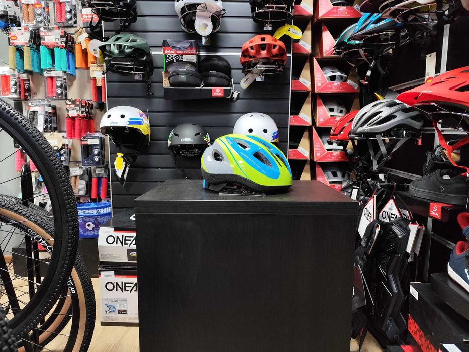 Casca Force LARK Pentru Copii FLUO/ALBASTRU M (54-58 CM)