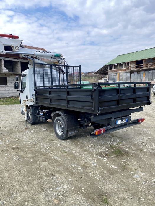 Renault Midlum 220DXI 2010 Eur5 10T basculabil macara 5.5T Italia