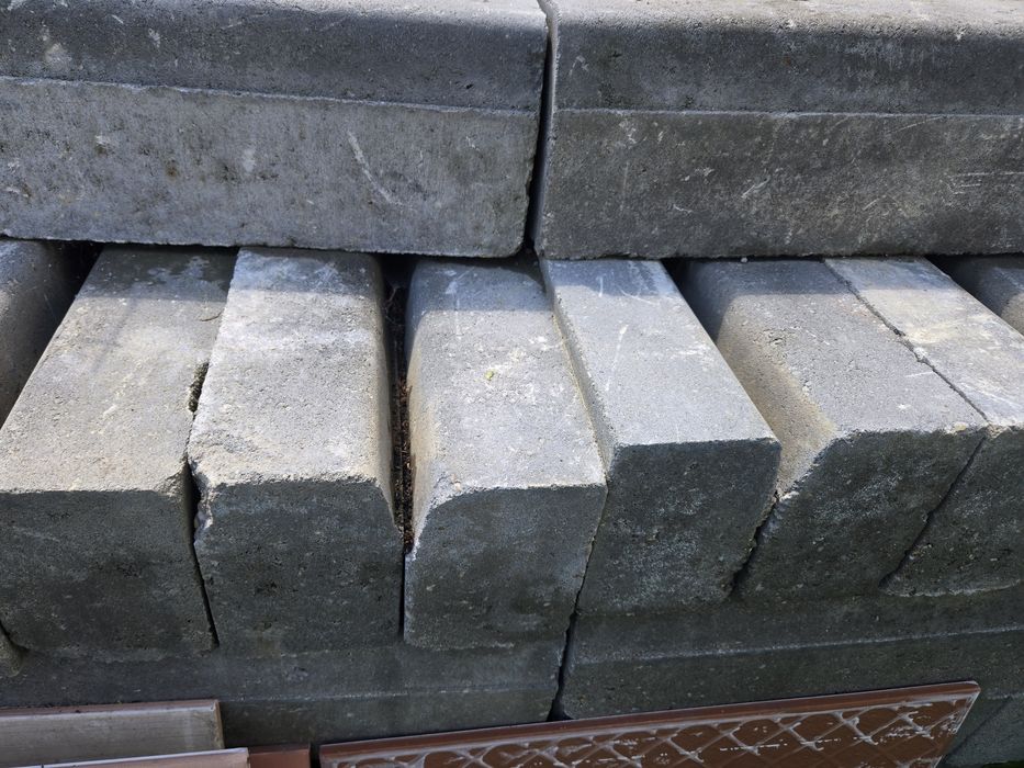 Borduri beton Elpreco, gri ciment 55buc.