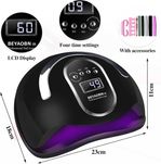 BEYAOBN 168 W UV лампа за сушене на нокти