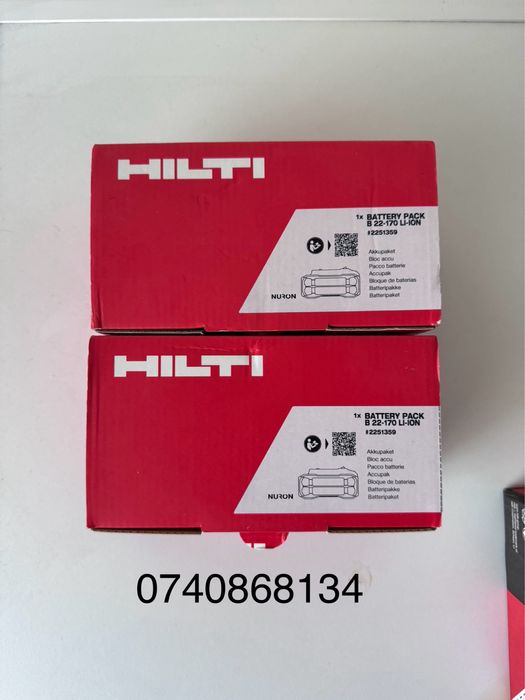 Baterie acumulator Hilti nuron B22 170 nou 8Ah