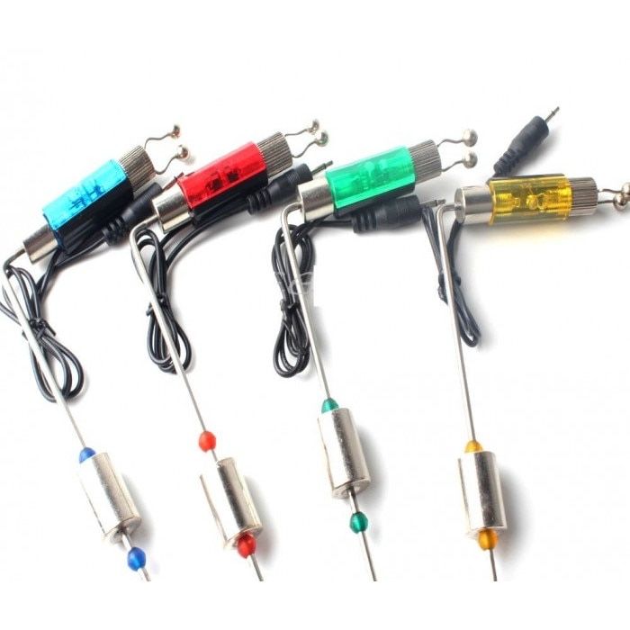 Set 4 Senzori pescuit ,Avertizori pescuit 4 Swingeri Luminosi