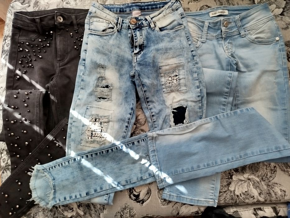 Дамски дънки размер S