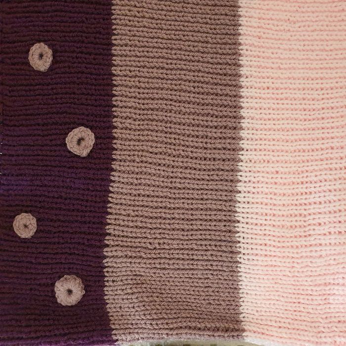 Дамски плетен пуловер