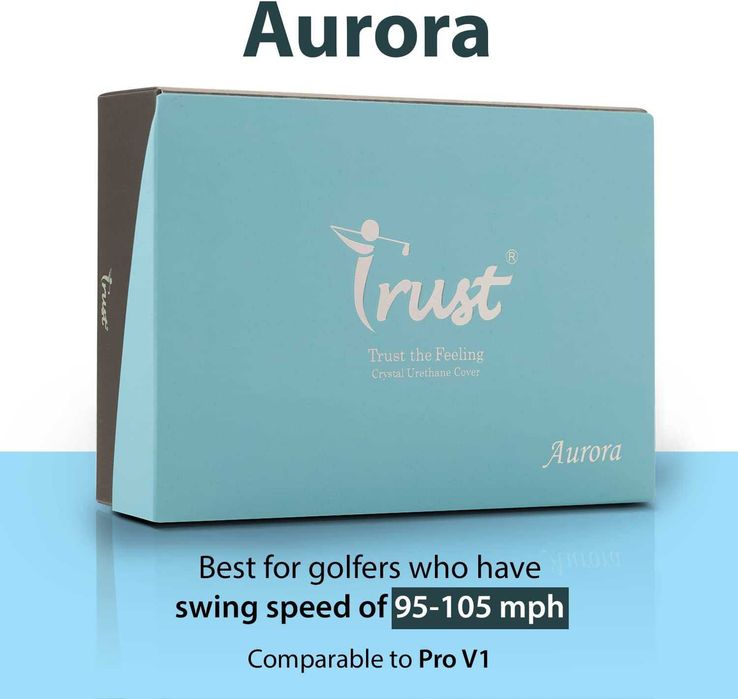 Trust Aurora Blue, топки за голф от 3 части