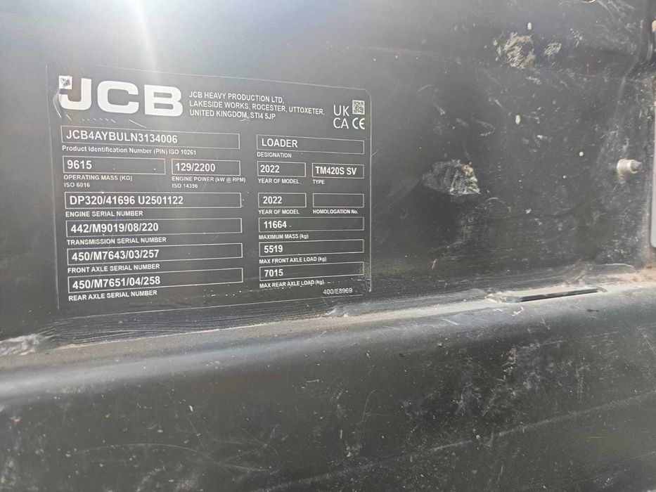 Incarcator Frontal JCB pentru dezmembrat