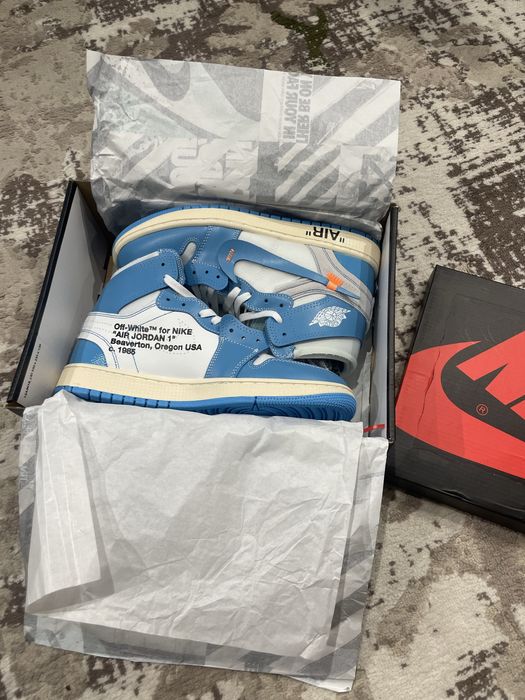 Jordan 1 high offwhite collab 42,43