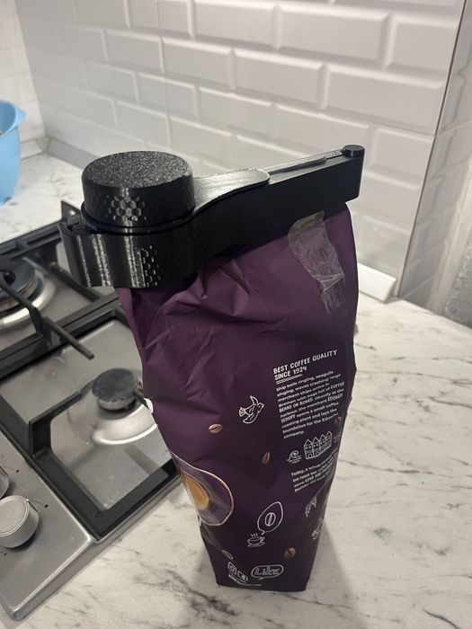 Clema sigiliu cu dop pentru turnare cafea boabe barista punga 1kg