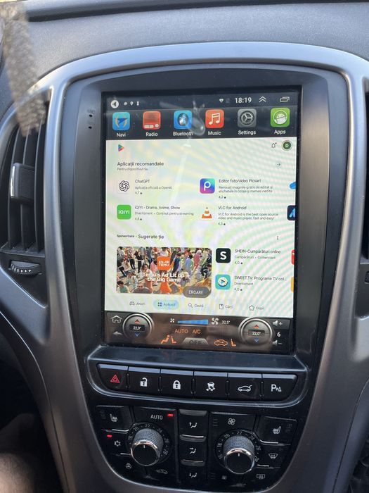 Navigatie dedicata cu Android tip tesla Opel Astra J 2009-2018