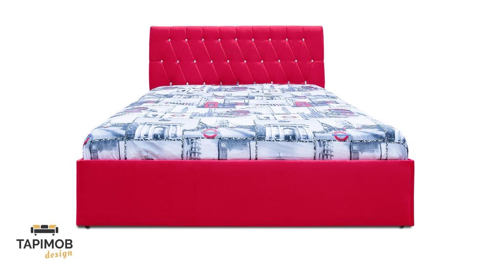 Vand pat chesterfield cu cristale swarovski