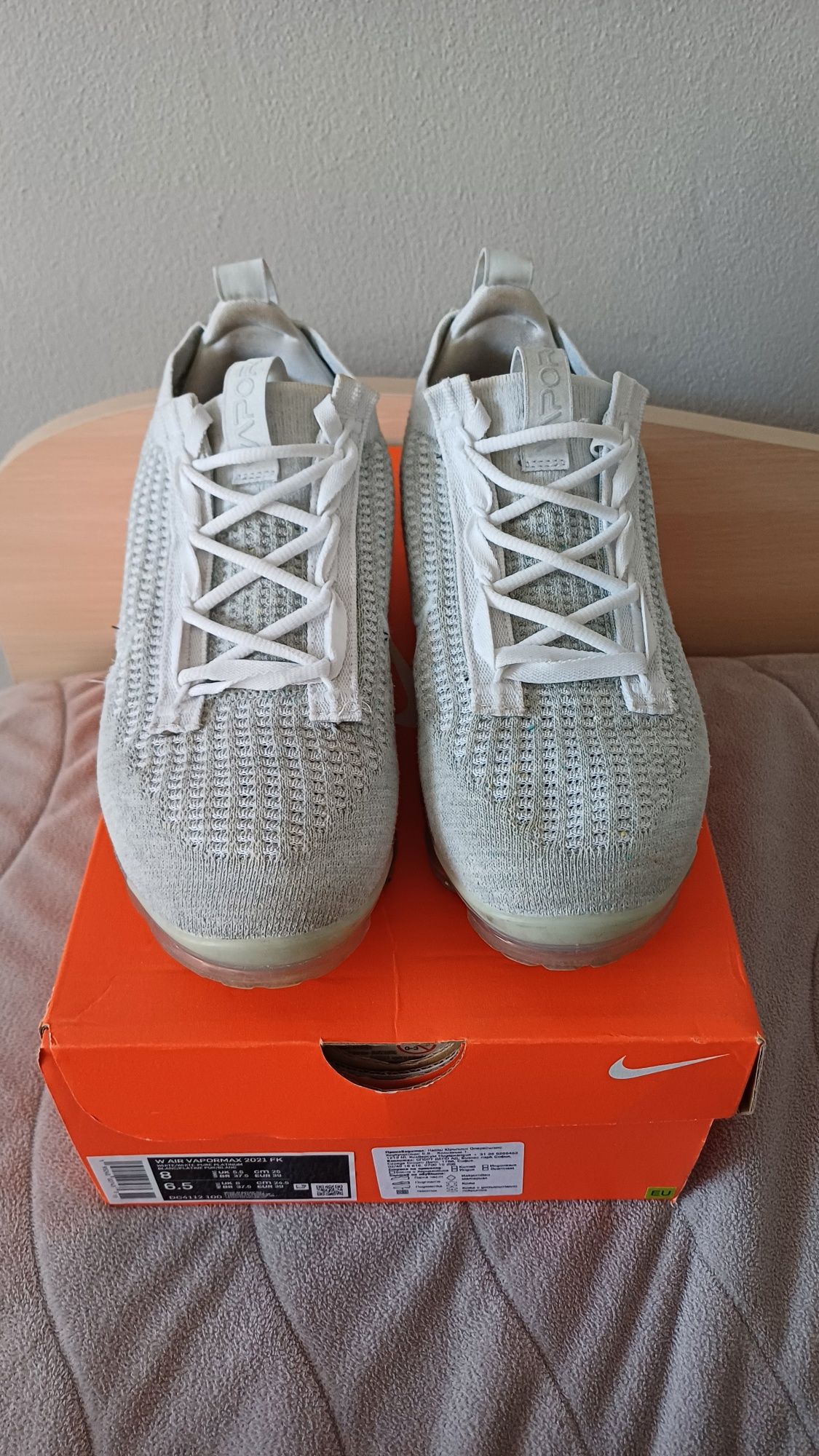 Nike air vapormax 2021 fk
39 номер 
Цена: 170 лв 
Почти като нови