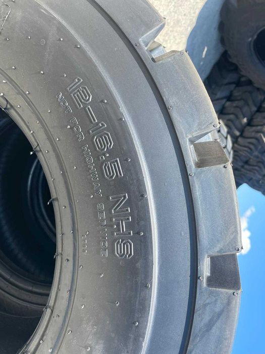 12-16.5 cauciucuri noi pt jcb cat komatsu mini incarcator model beton