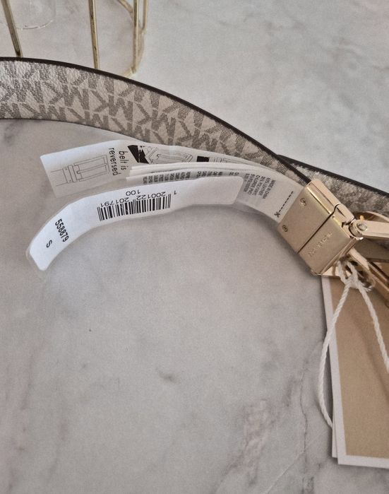 Колан в бежов цвят Michaele Kors