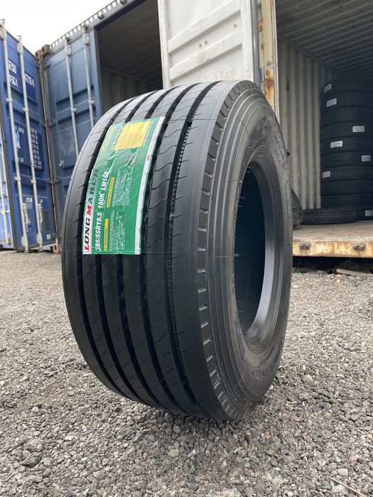 Грузовые шины LONGMARCH 385/55 R19.5 160K LM168 (прицепная ось)