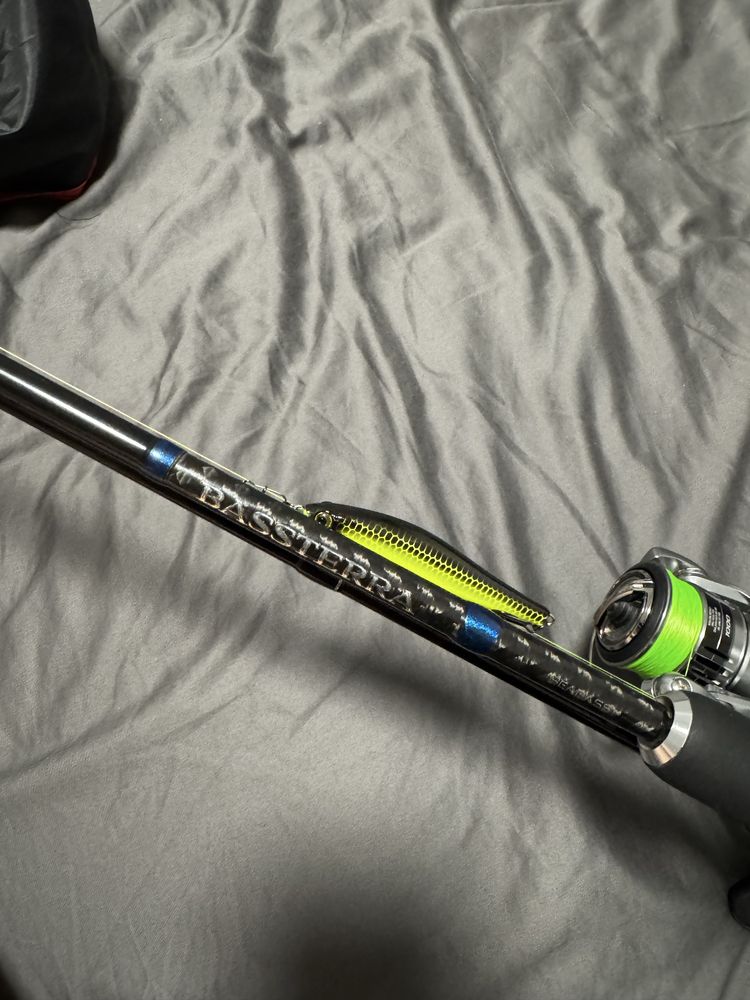 ‼️Makapa Shimano 21 NASCI 1000 Shimano Bassterra Sea Bass 2.44m 6-28g