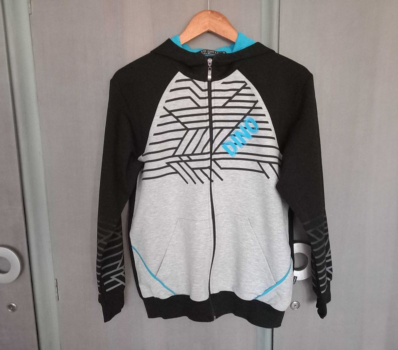 Спортно горнище (суитшърт) с цип и качулка DINO, размер 164