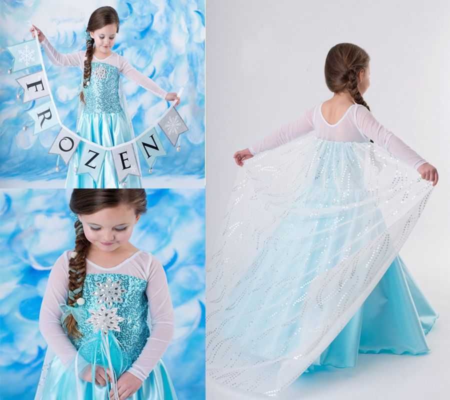 Rochie rochita Elsa Frozen NOUA 3,4 ani
