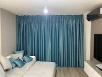 Draperii blackout turcoaz