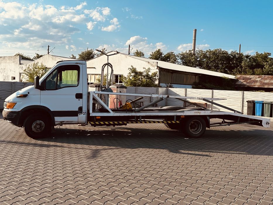 Platforma Iveco Daily 65c15 , ba14 transport vehicule , Categoria C