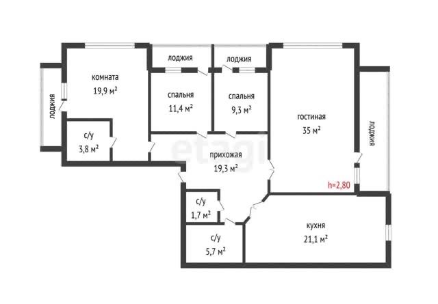 Продам 4 к.кв в мкр. Алтын-Орда