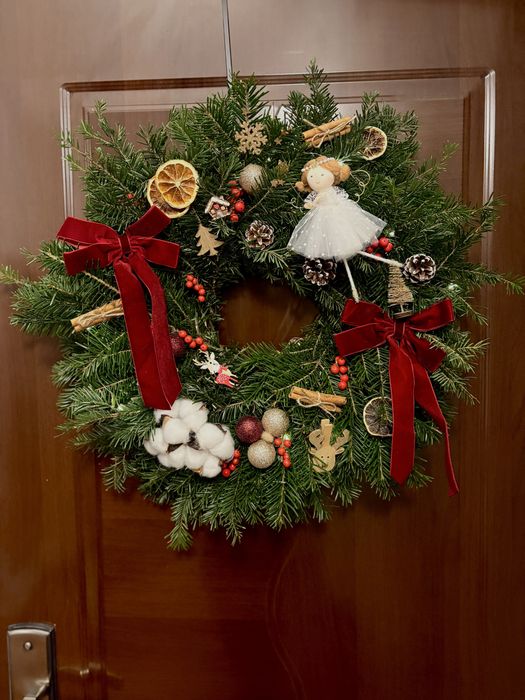 Coronite brad natural Craciun