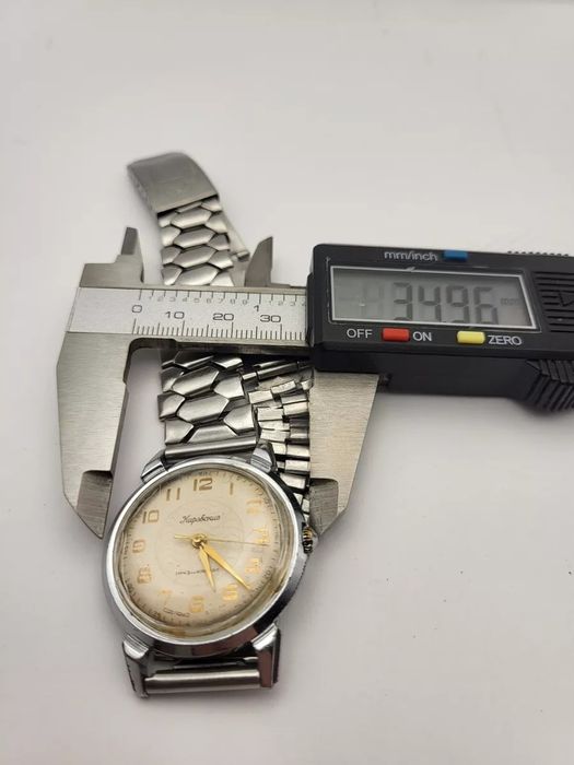 Kirovskie Crab 1MChZ Kirova 16 j Ceas 35mm 1950s Functioneaza