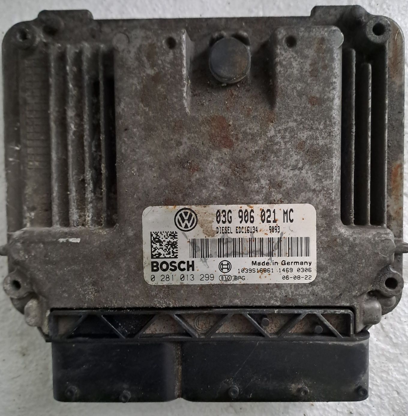 ECU Calculator motor Skoda Octavia 2.0TDI 03G906021MC 0281013299 EDC16