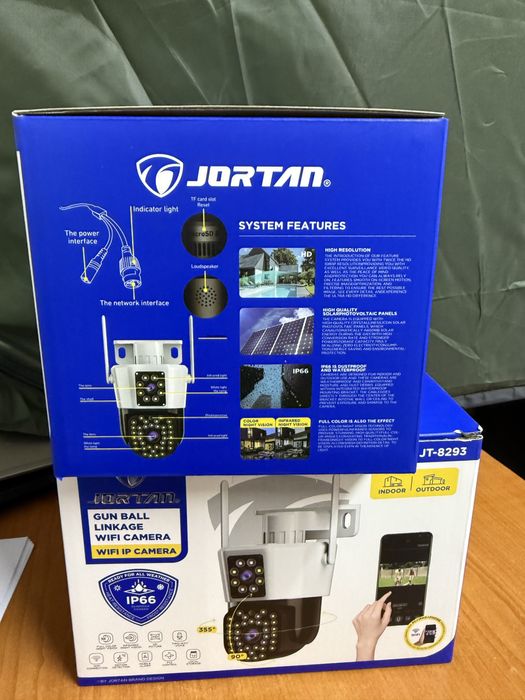 Camera de supraveghere Dubla JORTAN 8293,wi-fi,ip 66,full hd wirelles