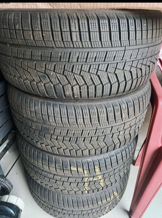 Jante BMW 5×112 R 17  originale noi cu anvelope foarte bune de iarnă