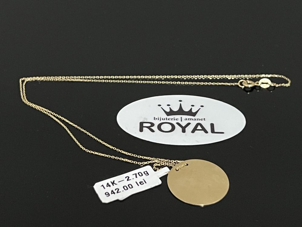 Bijuteria Royal CB : Lant aur 14k 2,70 grame