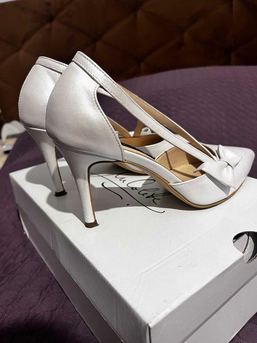 Pantofi albi Ancolette mărimea 36