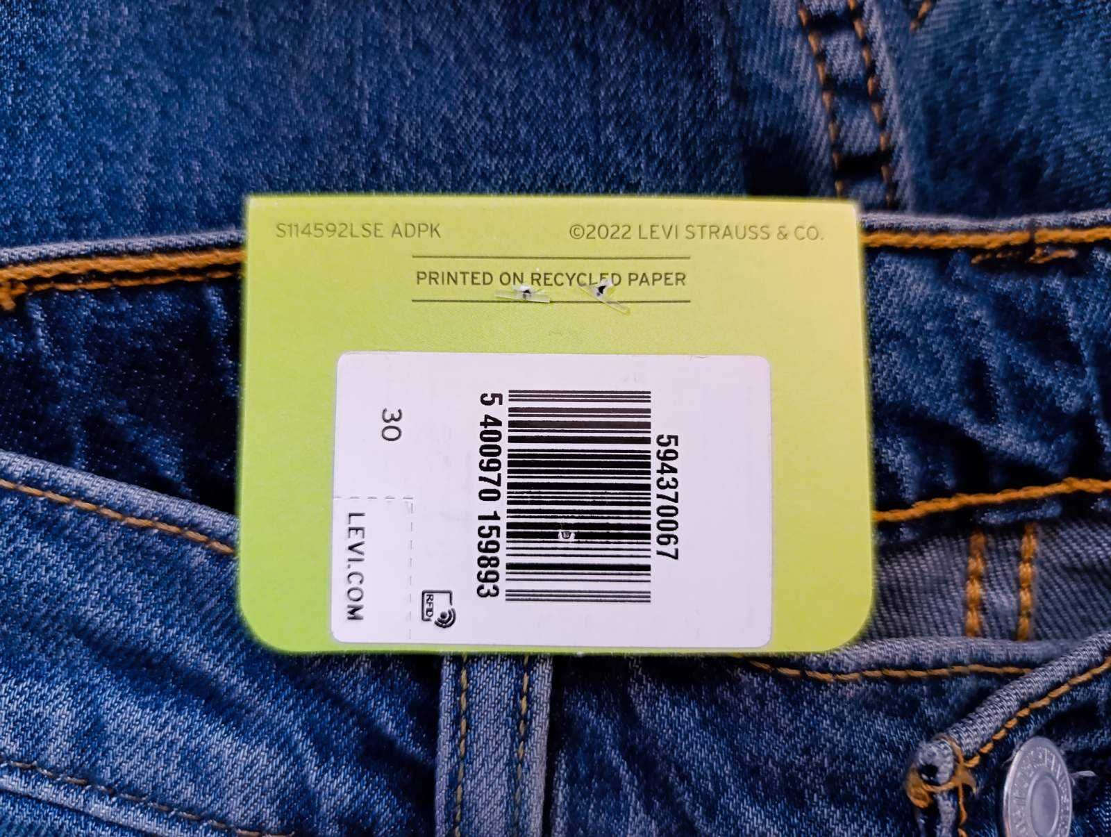 Levi's 512 Slim Taper Lo-Ball чисто нови дънки с етикет