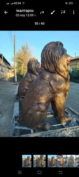 Хайкалтарошлик хизмати, скульптура услуги в пределах Республики