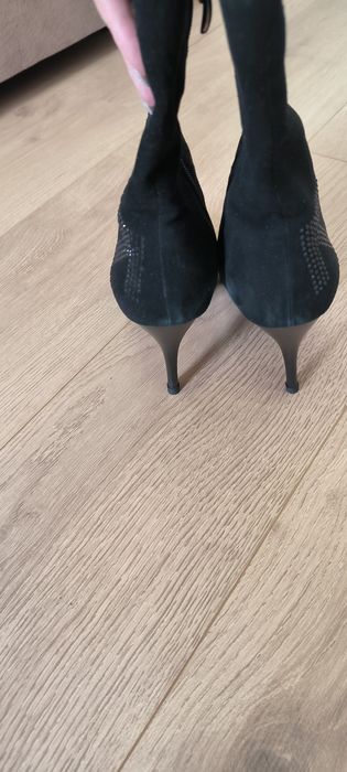 Полусапожки с открытым носиком