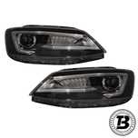 Faruri LED compatibile cu VW Jetta Mk6 VI Bi Xenon Design