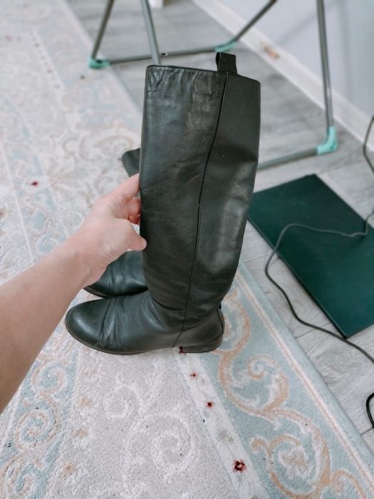 Продам зимние сапоги чистая кожа